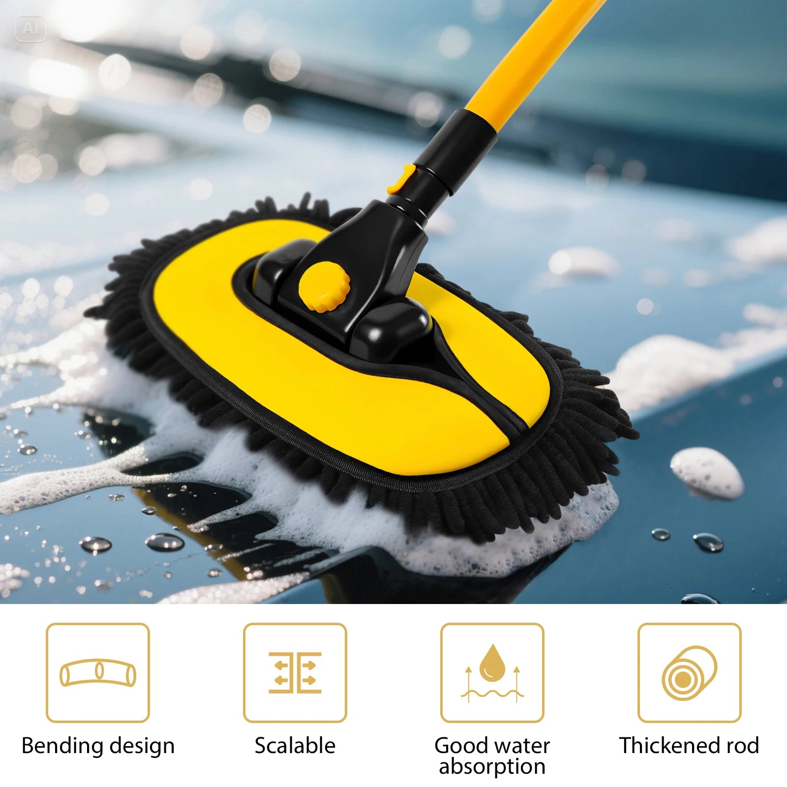 Extendable Car Wash & Detailing Brush