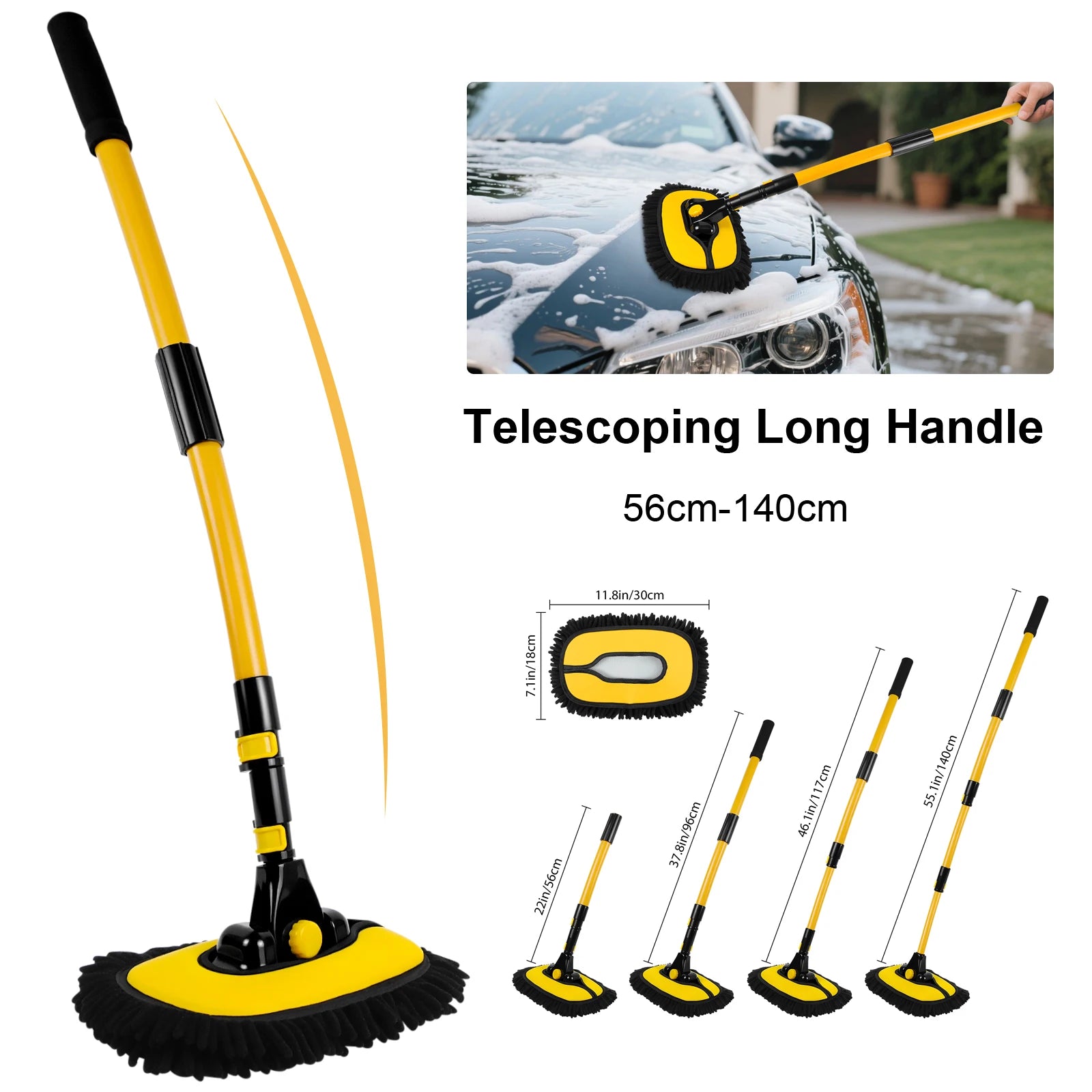 Extendable Car Wash & Detailing Brush