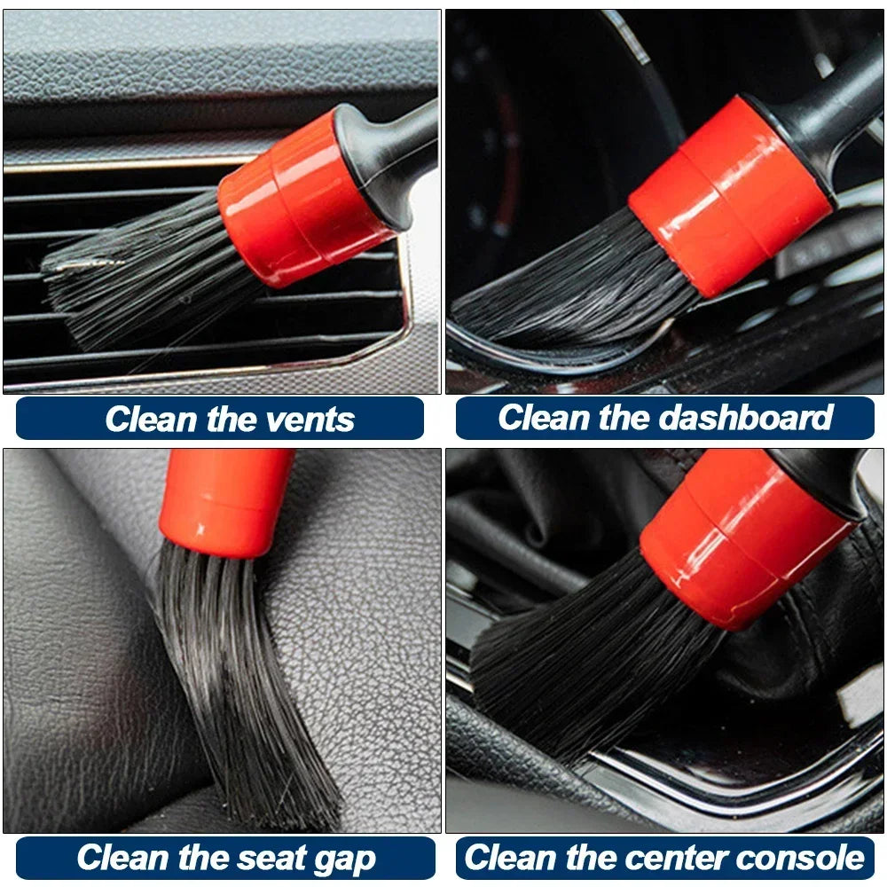 All-In-One Interior Power Detailing Kit: Drill Brush & Car Cleaning Set