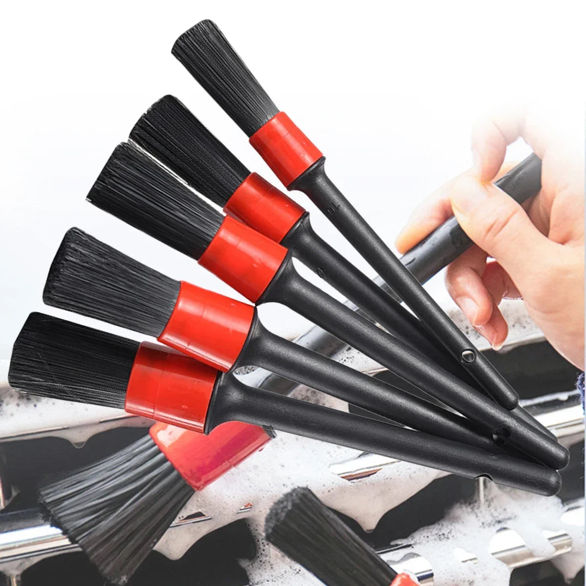 All-In-One Interior Power Detailing Kit: Drill Brush & Car Cleaning Set