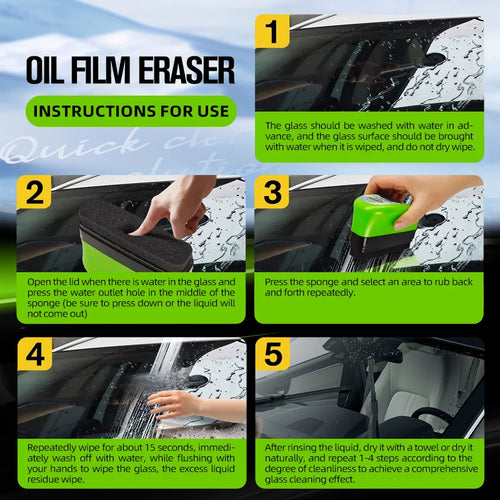 CarManiac Oil Film Remover — 150ml Precision Glass Clarity System