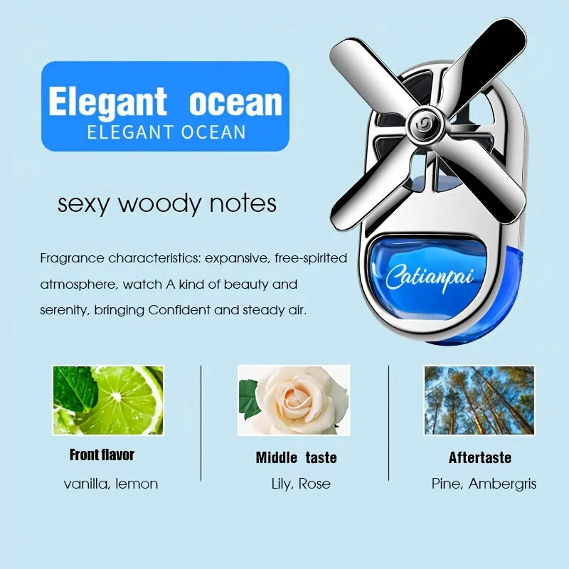 2-Pack Stylish Car Air Vent Perfume Clip | Sleek Interior Fragrance Diffuser & Decorative Accessory