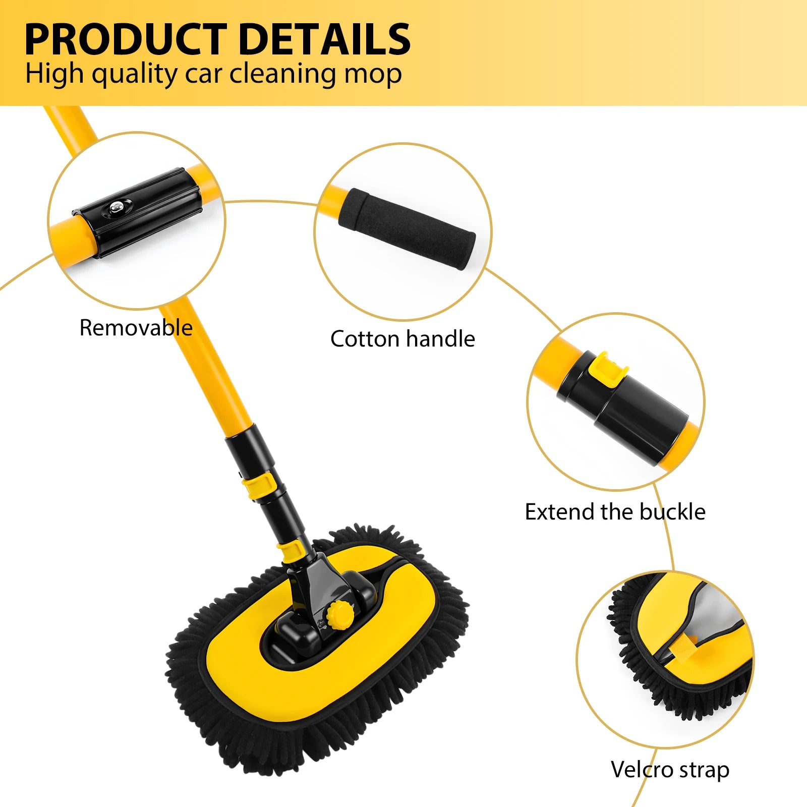 Extendable Car Wash & Detailing Brush
