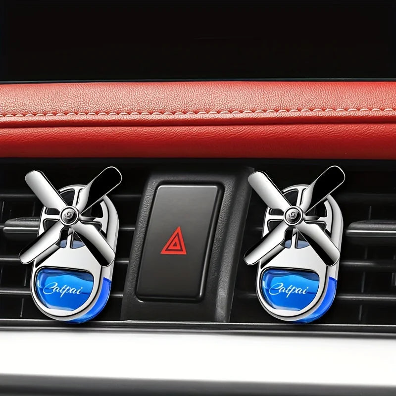 2-Pack Stylish Car Air Vent Perfume Clip | Sleek Interior Fragrance Diffuser & Decorative Accessory