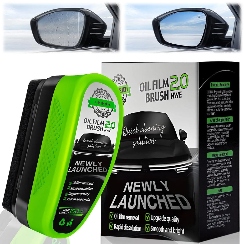 CarManiac Oil Film Remover — 150ml Precision Glass Clarity System