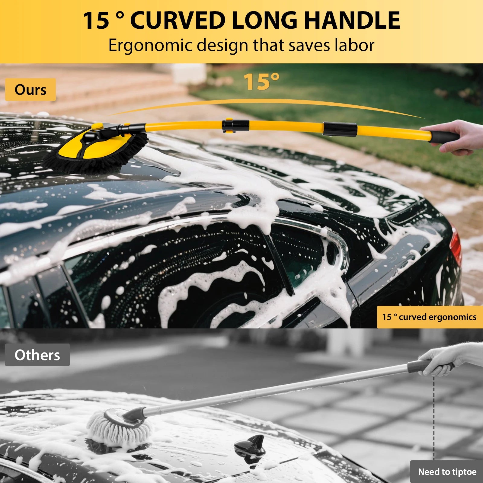 Extendable Car Wash & Detailing Brush